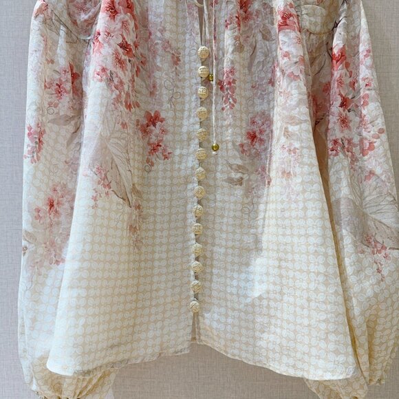 Zimmermann lantern sleeve shirt - Picture 3 of 8